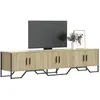 vidaXL Meuble TV chêne sonoma 180x34x41 cm bois d'ingénierie