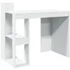 vidaXL Bureau blanc 103,5x56,5x94 cm bois d'ingénierie