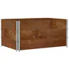 vidaXL Jardinière marron 120x80 cm bois massif de pin