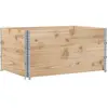 vidaXL Jardinière 120x80 cm bois massif de pin