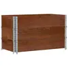 vidaXL Jardinière marron 100x50 cm bois massif de pin