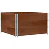 vidaXL Jardinière marron 100x100 cm bois massif de pin