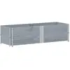 vidaXL Jardinière gris 150x50 cm bois massif de pin