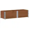 vidaXL Jardinière marron 150x50 cm bois massif de pin