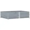 vidaXL Jardinière gris 150x100 cm bois de pin massif