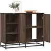 vidaXL Buffet chêne marron 92x35x76 cm Bois d'ingénierie