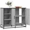 vidaXL Buffet sonoma gris 92x35x76 cm bois d'ingénierie