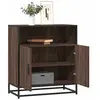 vidaXL Buffet chêne marron 68x35x76 cm bois d'ingénierie