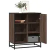vidaXL Buffet chêne marron 62x35x76 cm bois d'ingénierie