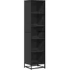 vidaXL Bibliothèque noir 40x35x170,5 cm bois d'ingénierie