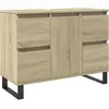 vidaXL Armoire salle de bain chêne sonoma 80x33x60cm bois d'ingénierie