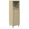 vidaXL Vidaxl Armoire Salle De Bain Chêne Sonoma 30x30x100 Cm