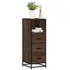 vidaXL Armoire de bain chêne marron 35x37,5x100 cm bois d'ingénierie