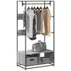 vidaXL Armoire sonoma gris 90x50x180 cm bois d'ingénierie