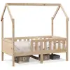vidaXL Cadre de lit d'enfants forme de maison 70x140cm bois pin massif