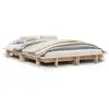 vidaXL Cadre de lit sans matelas 120x190 cm bois de pin massif