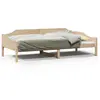 vidaXL Cadre de lit 80x200 cm Bois de pin massif