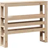 vidaXL Tête de lit avec étagères 75 cm bois massif de pin