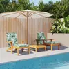 vidaXL Tête de lit avec étagères marron cire 100 cm bois massif de pin