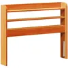 vidaXL Tête de lit avec étagères marron cire 100 cm bois massif de pin