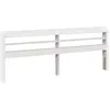 vidaXL Tête de lit avec étagères blanc 180 cm bois massif de pin