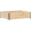 vidaXL Jardinière 80x60 cm bois de pin massif