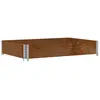 vidaXL Jardinière marron 120x80 cm bois massif de pin