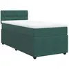 vidaXL Sommier à lattes de lit avec matelas Vert foncé 90x190 cm