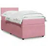 vidaXL Sommier à lattes de lit et matelas Rose 80x200 cm Velours