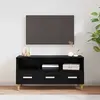 vidaXL Meuble TV Chêne noir 102 x 35,5 x 50 cm Bois d'ingénierie