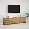 vidaXL TV Cabinet with LED avec tiroir Chêne artisan 165 x 34 x 40 cm