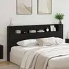 vidaXL Vidaxl Cabinet De Tête De Lit Chêne Noir 120 X 15 X 103.5 Cm