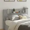 vidaXL Tête de lit Gris béton 160 x 16,5 x 103,5 cm Bois d'ingénierie
