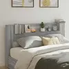 vidaXL Tête de lit Gris Sonoma 180 x 16,5 x 103,5 cm Bois d'ingénierie