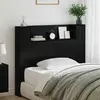 vidaXL Vidaxl Cabinet De Tête De Lit Chêne Noir 120 X 15 X 103.5 Cm