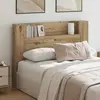vidaXL Tête de lit avec étagère Chêne artisanal 140 x 17 x 104,5 cm