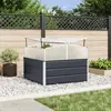 vidaXL Jardinière Anthracite 100 x 100 x 77 cm Acier galvanisé