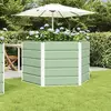 vidaXL Vidaxl Jardinière Vert Pastel 129 X 129 X 75 Cm Acier