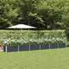 vidaXL Vidaxl Jardinière Anthracite 480 X 50 X 45 Cm Acier Galvanisé