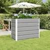 vidaXL Vidaxl Jardinière Gris Clair 480 X 50 X 45 Cm Acier Galvanisé