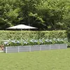 vidaXL Vidaxl Jardinière Gris Clair 480 X 50 X 45 Cm Acier Galvanisé