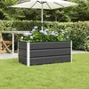 vidaXL Jardinière Anthracite 100 x 50 x 45 cm Acier galvanisé
