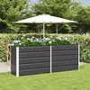 vidaXL Vidaxl Jardinière Anthracite 480 X 50 X 45 Cm Acier Galvanisé