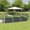 vidaXL Vidaxl Jardinière Anthracite 480 X 50 X 45 Cm Acier Galvanisé