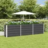 vidaXL Vidaxl Jardinière Anthracite 480 X 50 X 45 Cm Acier Galvanisé