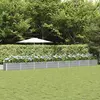 vidaXL Jardinière Gris clair 480 x 50 x 45 cm Acier galvanisé