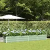 vidaXL Jardinière Vert pastel 480 x 50 x 45 cm Acier galvanisé