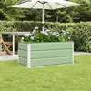 vidaXL Vidaxl Jardinière Vert Pastel 100 X 50 X 45 Cm Acier Galvanisé