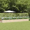 vidaXL Jardinière Ivoire 480 X 50 X 45 Cm Acier Galvanisé