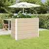 vidaXL Vidaxl Jardinière Ivoire 480 X 50 X 45 Cm Acier Galvanisé